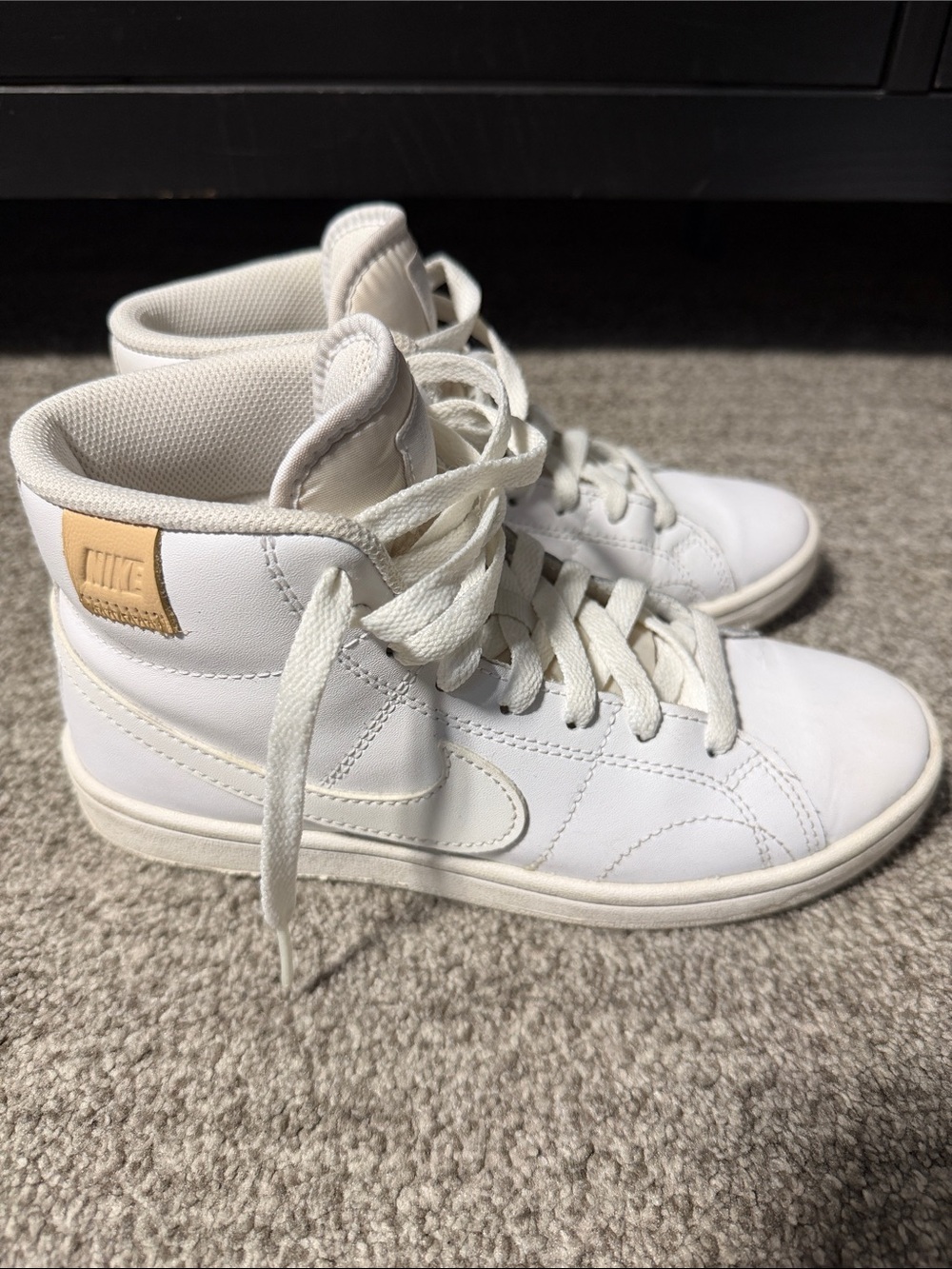 Nike Off-White/White High-Top Sneakers - Picture 2 of 8